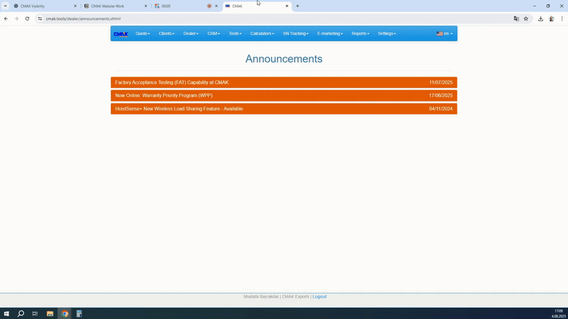 CMAK Tools Speed